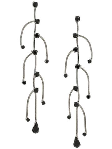 Silvia Gnecchi Deva Earrings - Black