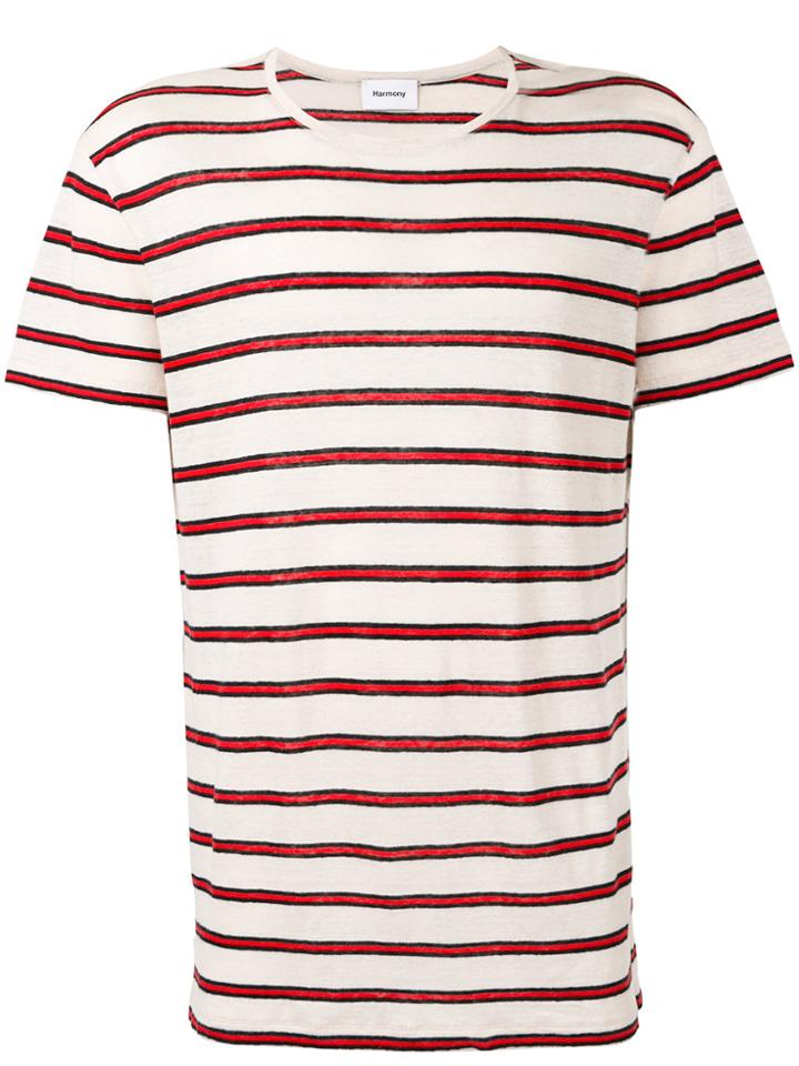 Harmony Paris Breton Stripe T-shirt - Nude & Neutrals
