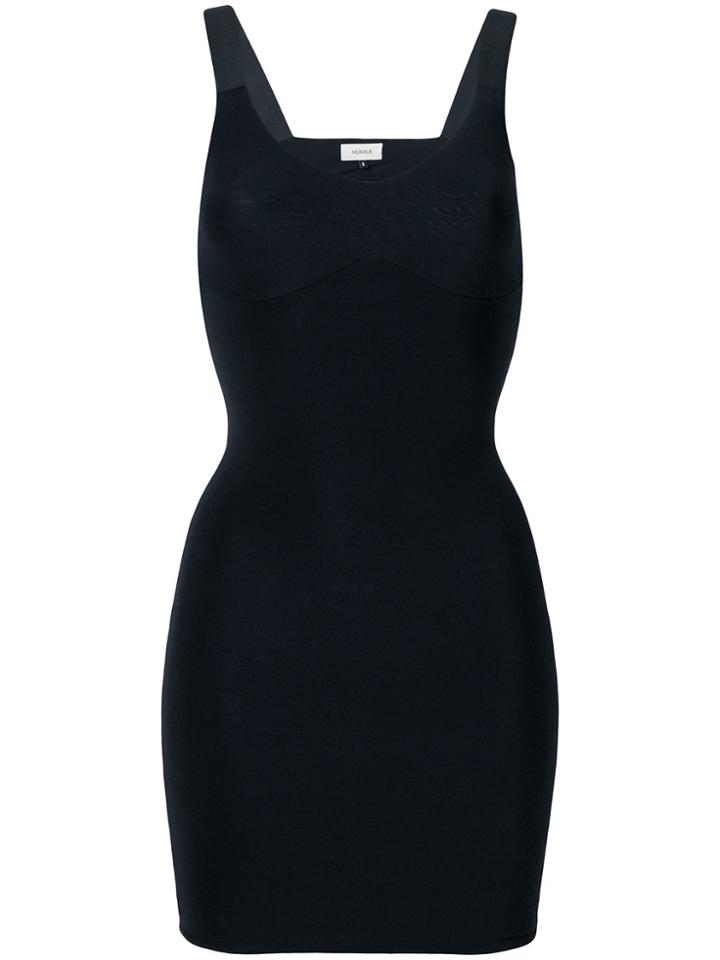 Murmur Bodycon Mini Dress - Black