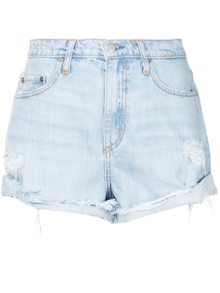 Nobody Denim Skyline Short Lighten Up - Blue