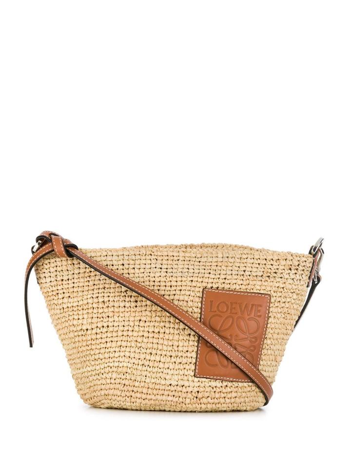Loewe Trapeze Design Cross Body Bag - Neutrals