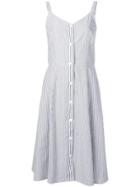 Calvin Klein Jeans Pinstripe Dress - Grey