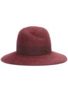 Maison Michel 'virginie' Hat, Women's, Size: Small, Red, Wool Felt