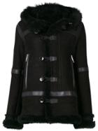 Alyx Shearling Lined Hooded Jacket - Black