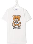 Moschino Kids Brushstroke Toy Print T-shirt - White
