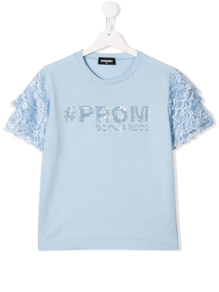 Dsquared2 Kids Teen #prom T-shirt - Blue