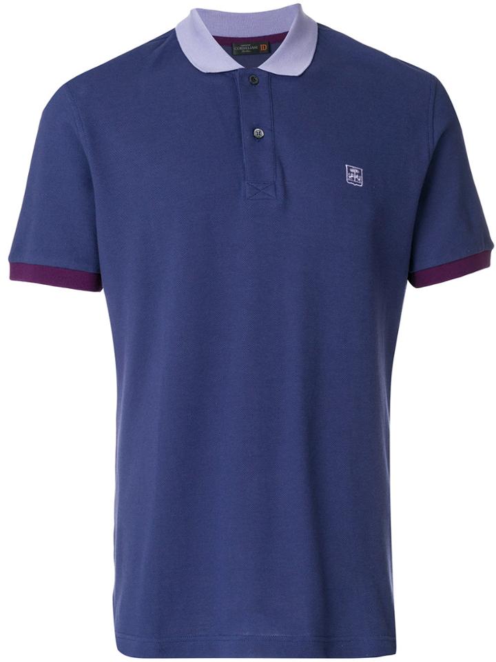 Corneliani Logo Polo Shirt - Pink & Purple