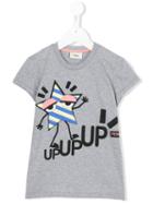 Fendi Kids - Printed T-shirt - Kids - Cotton - 12 Yrs, Grey