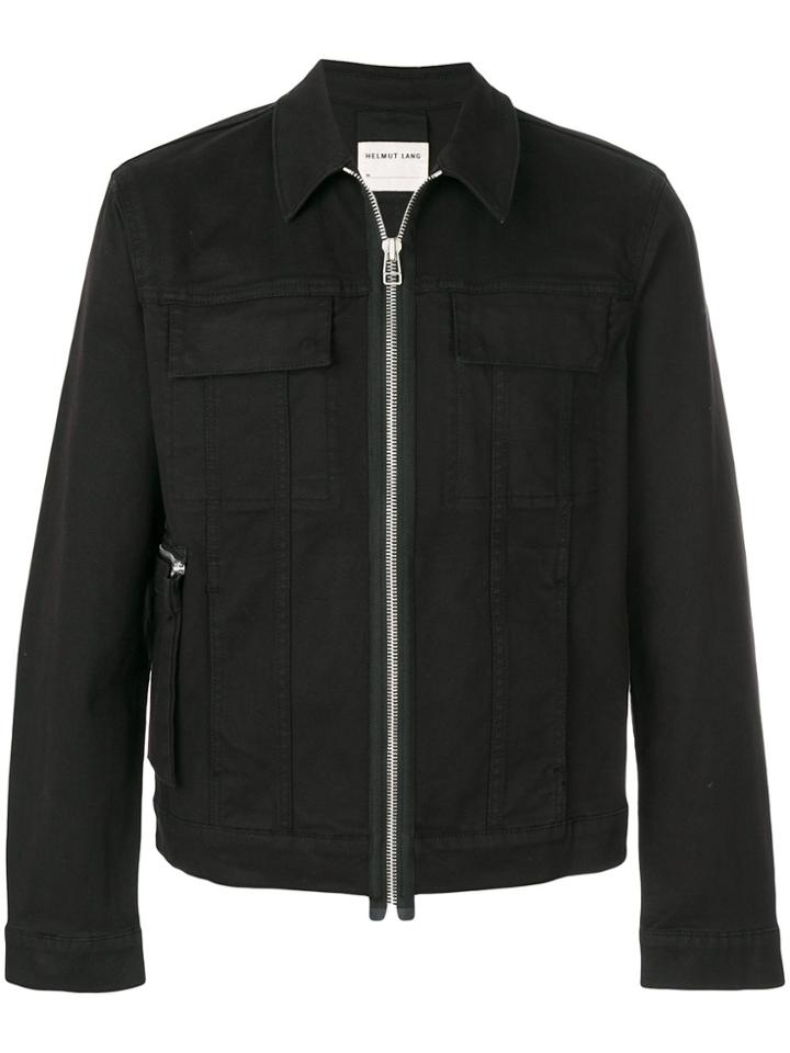 Helmut Lang Zip Up Biker Jacket - Black