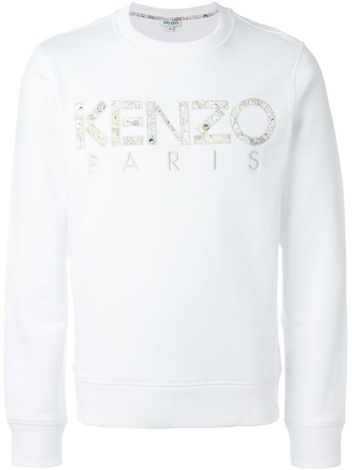 Kenzo - 'kenzo Paris' Sweatshirt - Men - Cotton/polyester - Xl, White, Cotton/polyester
