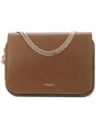 Nina Ricci - Chain Strap Shoulder Bag - Women - Calf Leather/suede - One Size, Brown, Calf Leather/suede