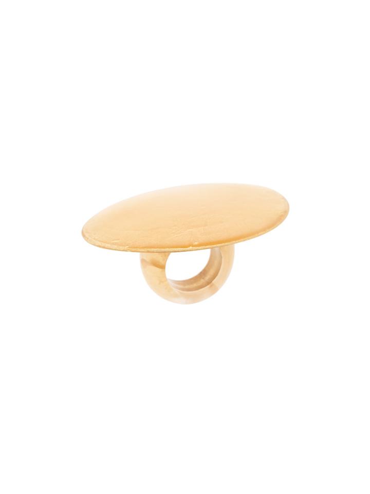 Monies Oversized Oval Ring - Yellow & Orange