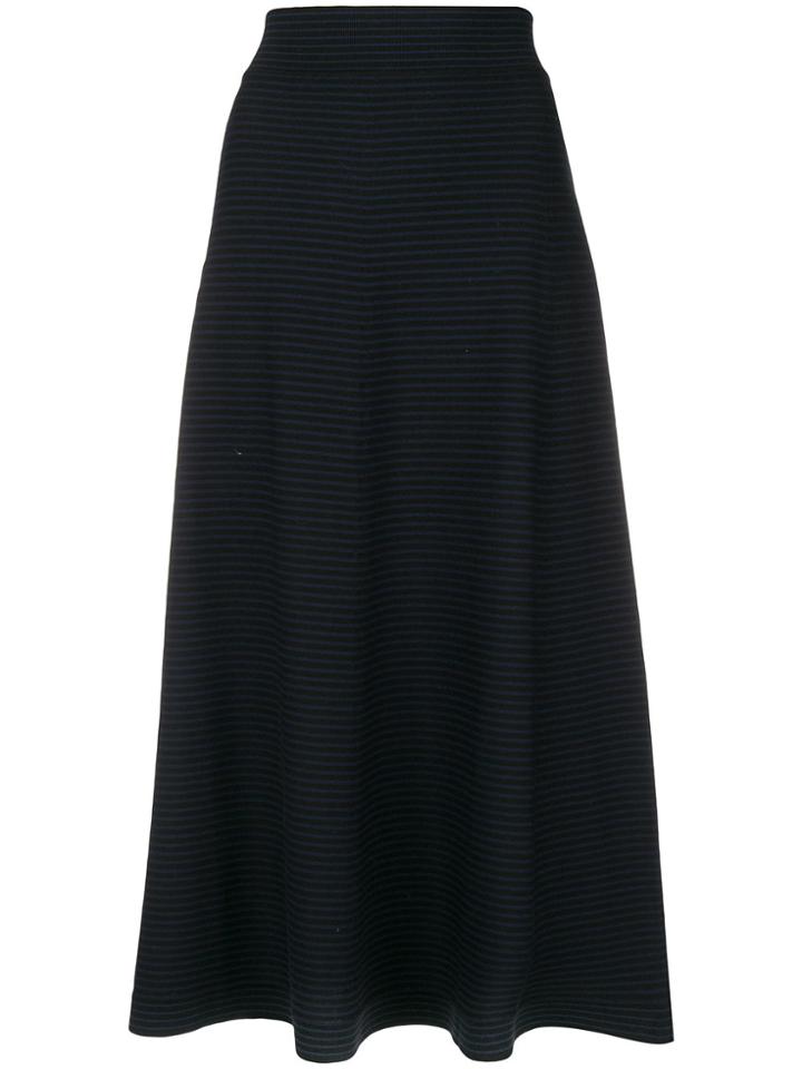 Sonia Rykiel A-line Midi Skirt - Blue