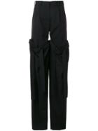 Y/project Detachable Layered Trousers - Black