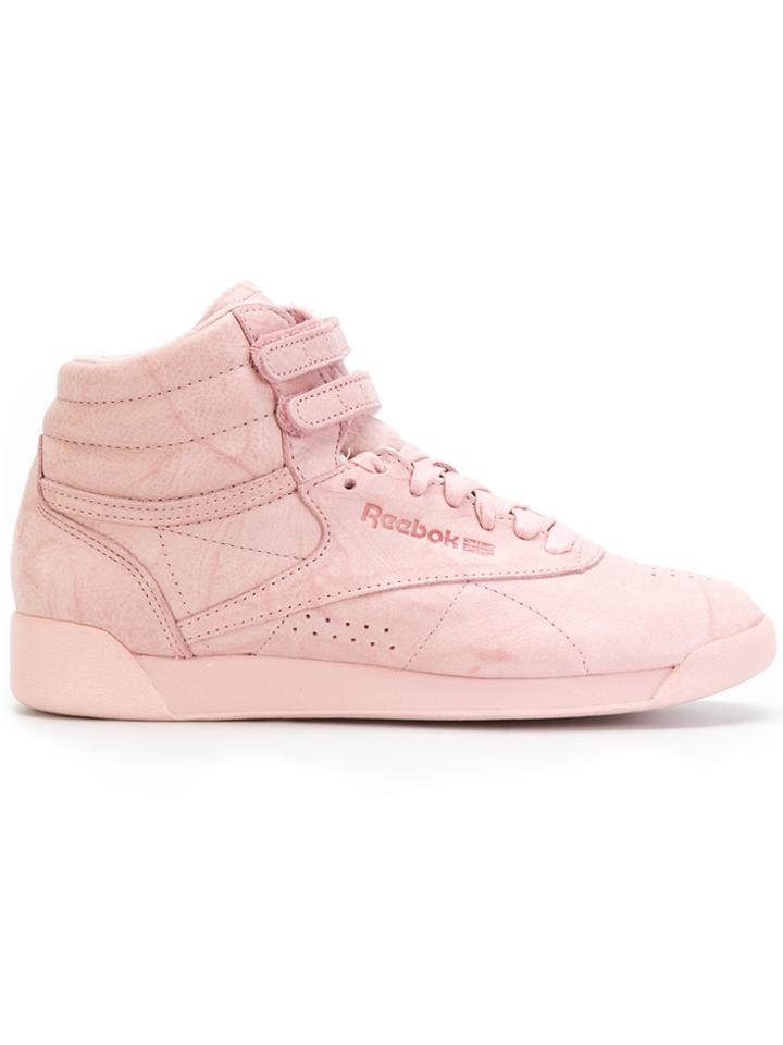 Reebok Freestyle Hi Fbt Sneakers - Pink & Purple