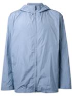 Jil Sander Hooded Jacket, Men's, Size: 48, Blue, Polyester