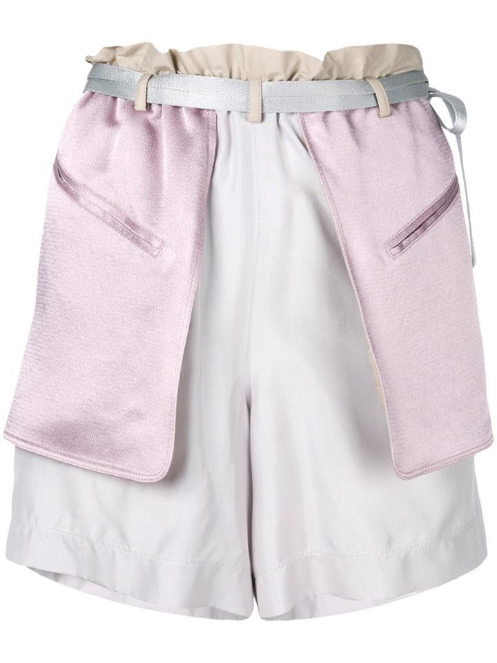 Valentino Schappe Shorts - Pink & Purple