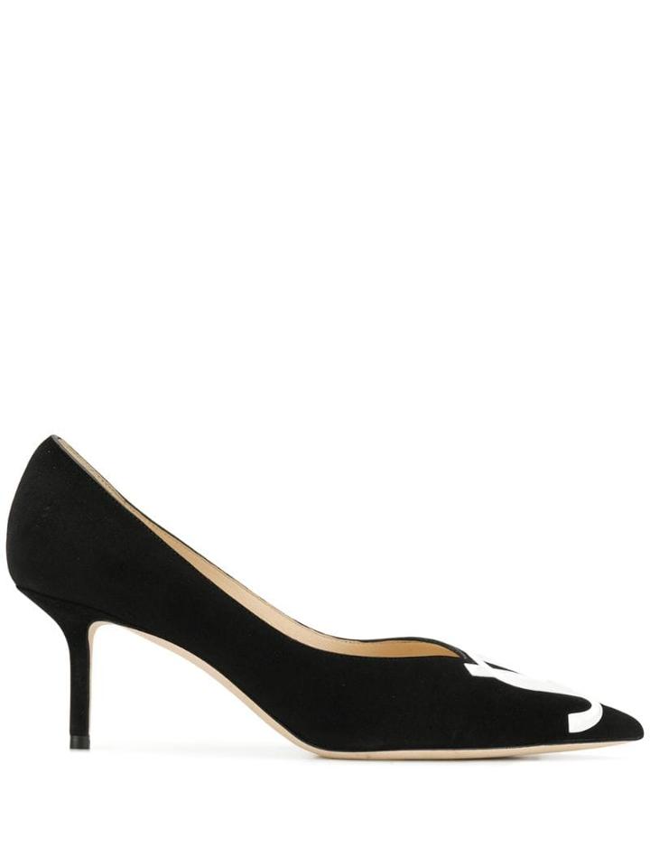 Jimmy Choo Love 65mm Logo Pumps - Black