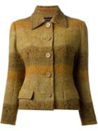 Jean Louis Scherrer Vintage Skirt Suit, Women's, Size: 40, Yellow/orange