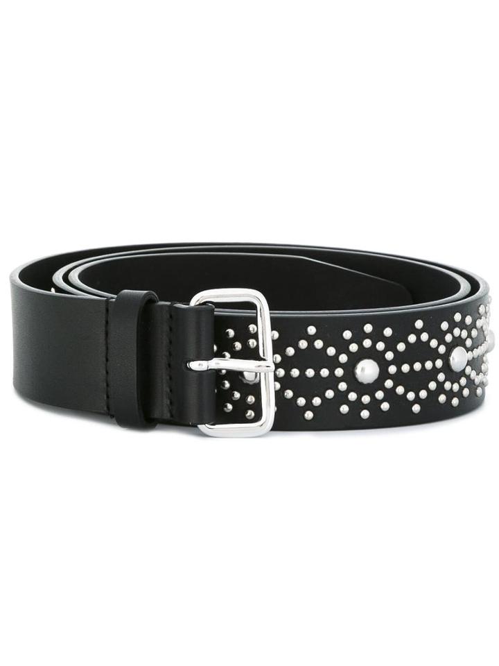 Dsquared2 Japanese Star Studded Belt, Men's, Size: 90, Black, Calf Leather/metal (other)