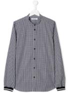 Dondup Kids Teen Gingham Shirt - Black