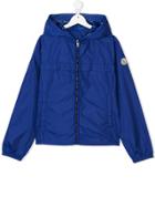 Moncler Kids Hooded Jacket - Blue