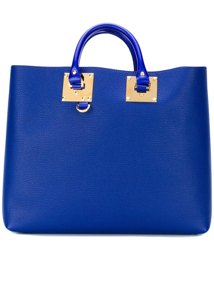 Sophie Hulme Shopping Tote Bag - Blue