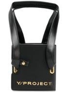 Y / Project Accordion-style Handbag - Black