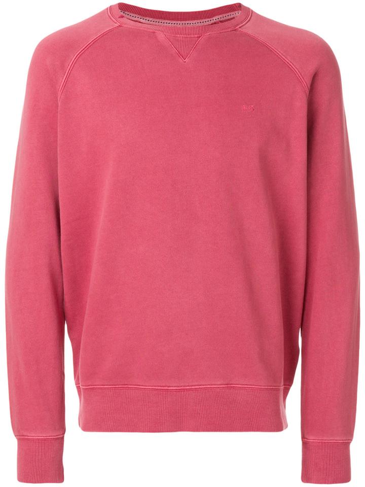 Sun 68 Loose Fit Sweater - Red