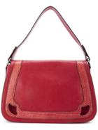 Cartier Vintage Marcello De Cartier Saddle Shoulder Bag - Red
