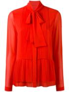 Michael Michael Kors Pleated Shirt, Women's, Size: 6, Pink/purple, Polyester