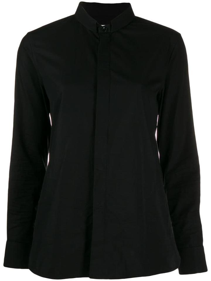 Saint Laurent High Collar Shirt - Black