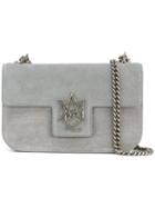 Alexander Mcqueen - Insignia Satchel - Women - Leather/suede - One Size, Grey, Leather/suede