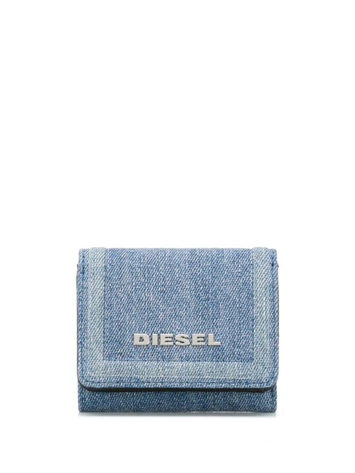 Diesel Tri-fold Wallet - Blue