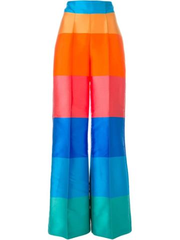 Daizy Shely Striped Flared Trousers