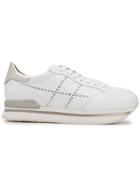 Hogan Embellished Platform Sneakers - White