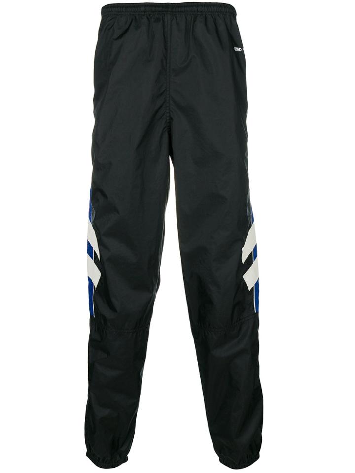 Used Future Side Stripe Track Trousers - Black