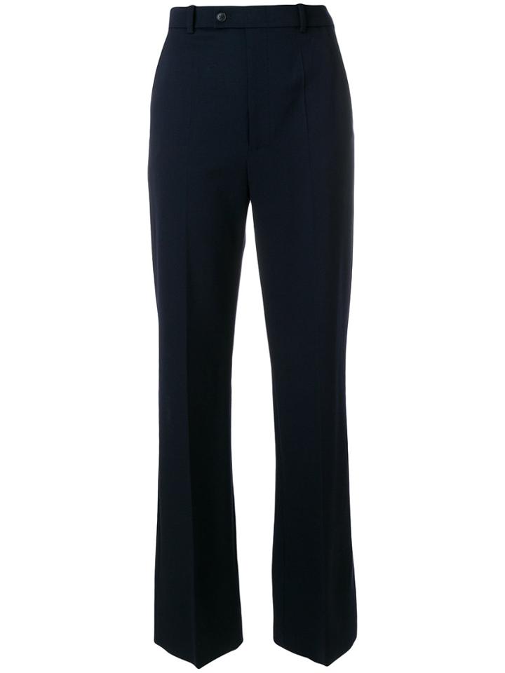Joseph Flared Tailored Trousers - Blue