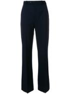 Joseph Flared Tailored Trousers - Blue