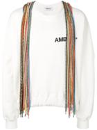 Ambush Lace Detail Sweatshirt - White