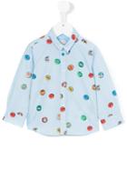 Paul Smith Junior - Cap Print Shirt - Kids - Cotton - 36 Mth, Blue