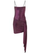 Alexandre Vauthier Sparkle Fitted Dress - Pink & Purple