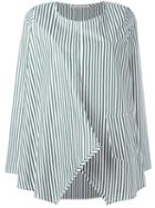 Mr Mrs Shirt Striped Blouse, Women's, Size: Small, Green, Cotton