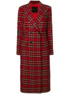 Ermanno Scervino Double Breasted Long Coat - Red