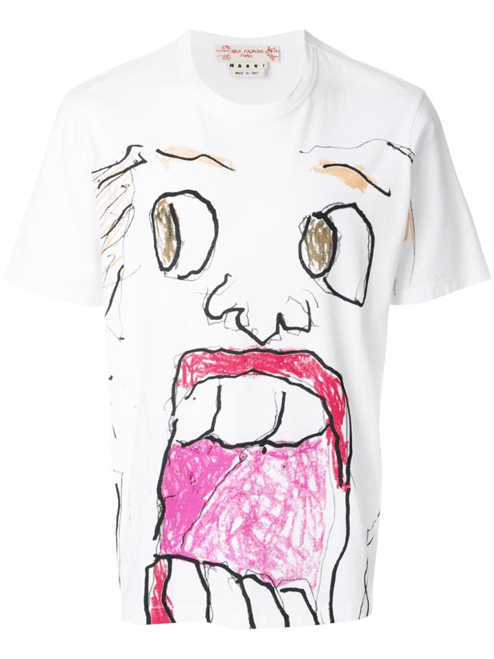Marni Magdalena Suarez Frimkess Printed T-shirt - White