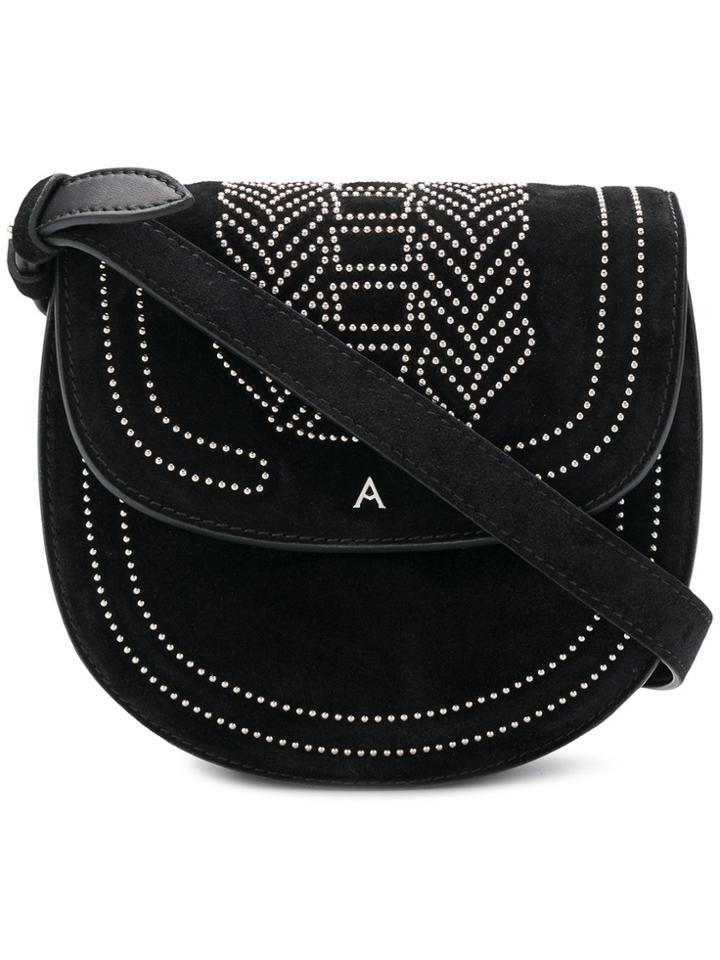 Altuzarra Cross Body Saddle Bag - Black