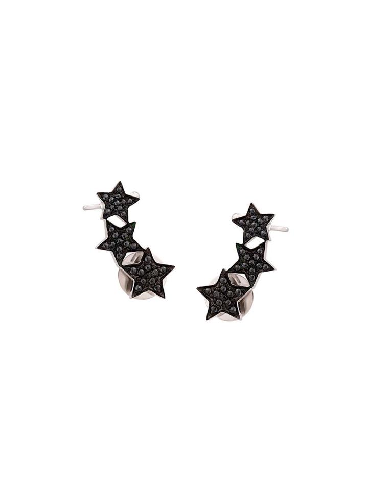 Alinka 'stasia' Triple Star Diamond Ear Cuff, Metallic