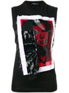 Dsquared2 Punk Appliqué Vest - Black