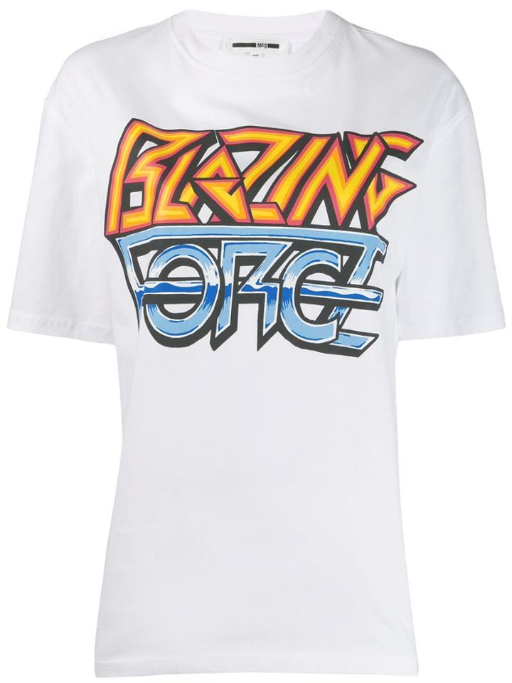 Mcq Alexander Mcqueen Blazing Force T-shirt - White