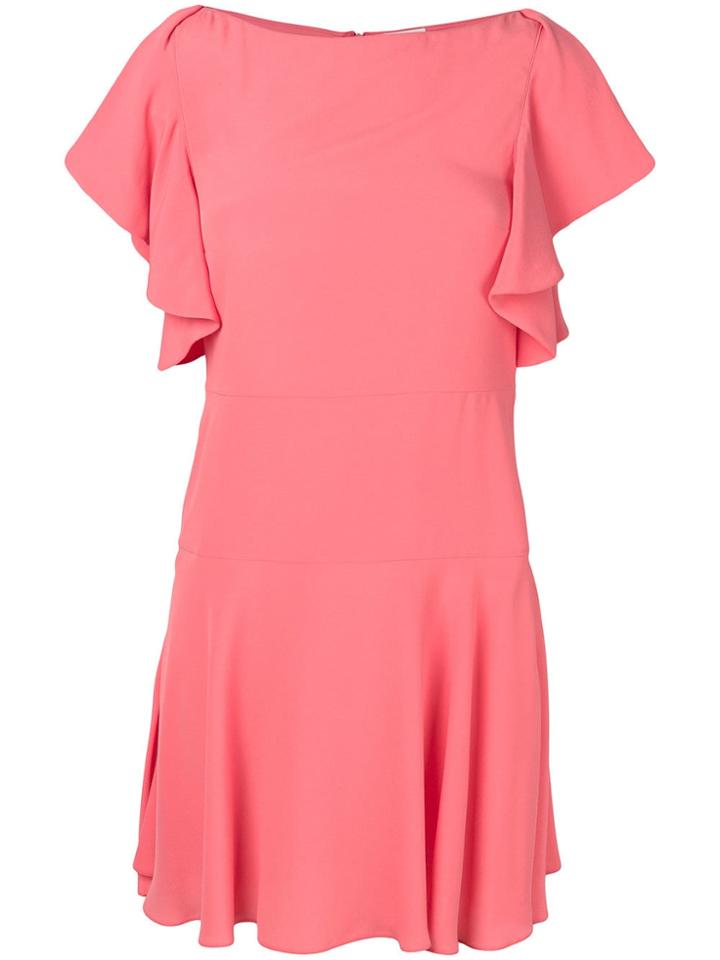 Red Valentino Ruffle Sleeve Dress - Pink